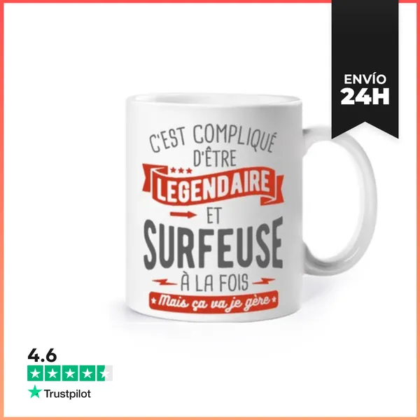Taza Legendario Y Surfero LaTostadora