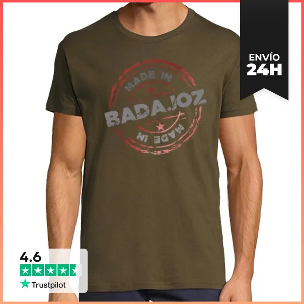 Camiseta Hombre Clásica Badajoz LaTostadora
