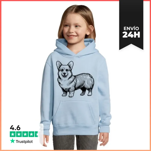 Sudadera Para Niños Con Capucha CORGI LaTostadora