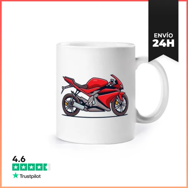 Taza Motocicleta De Carreras LaTostadora
