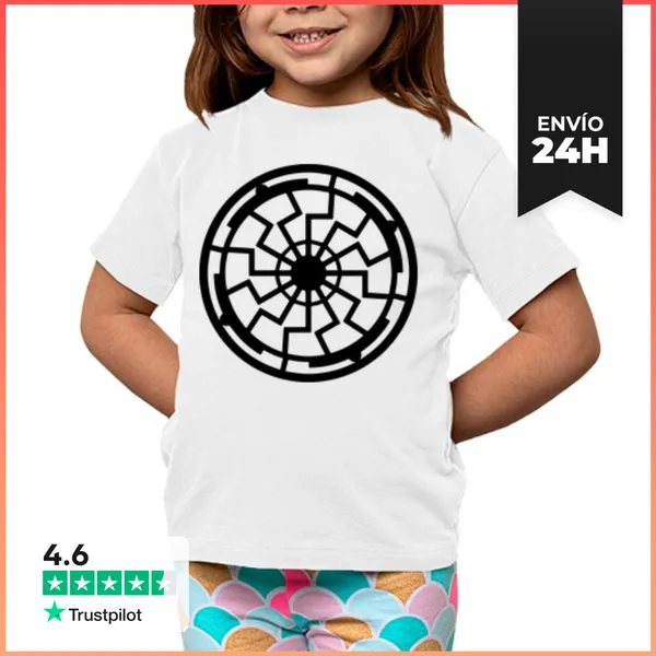 Camiseta Clásica Para Niños Círculo De Cultivos De Espiral