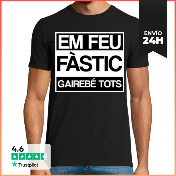 Camiseta Hombre Clásica Em Feu Fastic Gairebe Tots LaTostadora