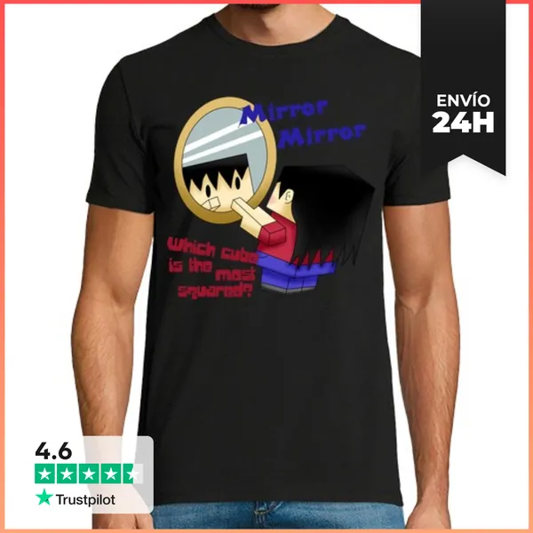 Camiseta Hombre Clásica Mirror Mirror LaTostadora