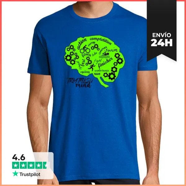 Camiseta Hombre Clásica Triathlon Mind LaTostadora