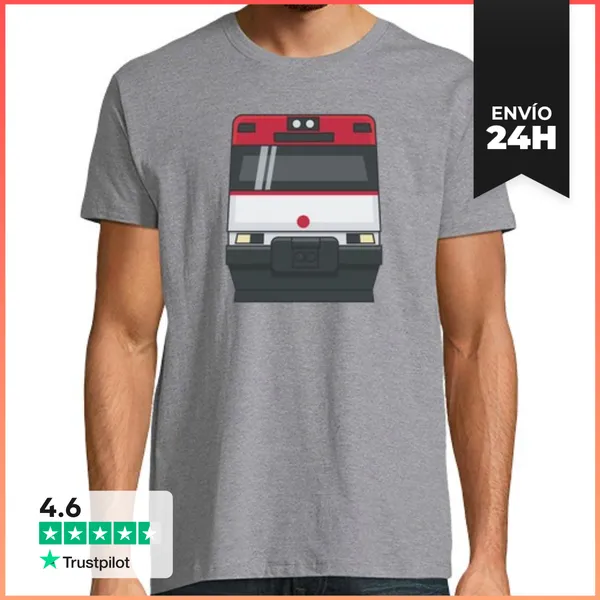 Camiseta Hombre Clásica Renfe Cercanías 446 LaTostadora