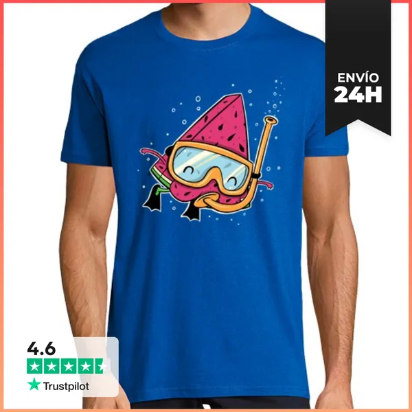Camiseta Hombre Clásica Watermelon LaTostadora