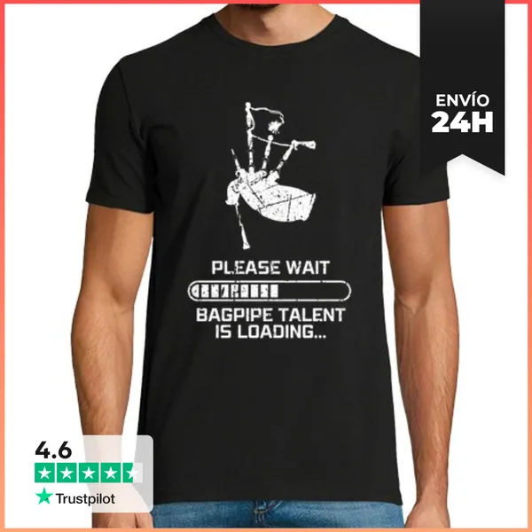 Camiseta Hombre Clásica Regalo De Gaitero LaTostadora