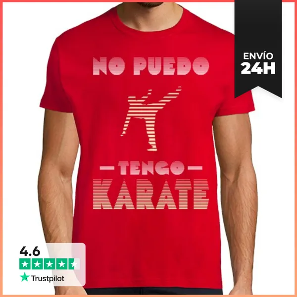 Camiseta Hombre Clásica No Puedo Tengo Karate Camiseta Hombre