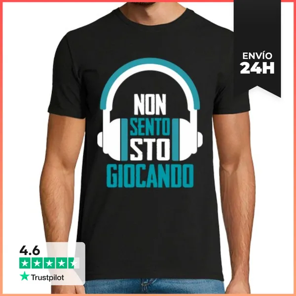 Camiseta Hombre Clásica No Siento Que Estoy Jugando Gamer