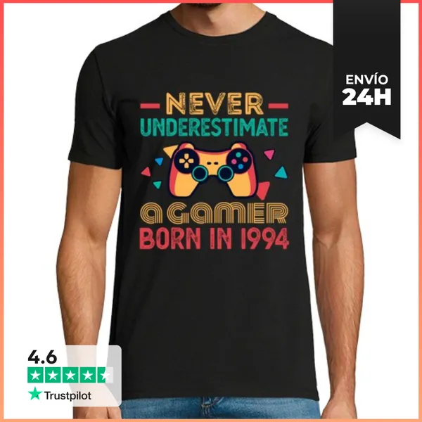 Camiseta Hombre Clásica Jugador Nacido En 1994 Regalo De Cumple