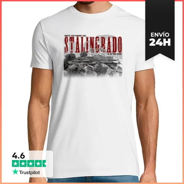 Camiseta Hombre Clásica Stalingrado LaTostadora