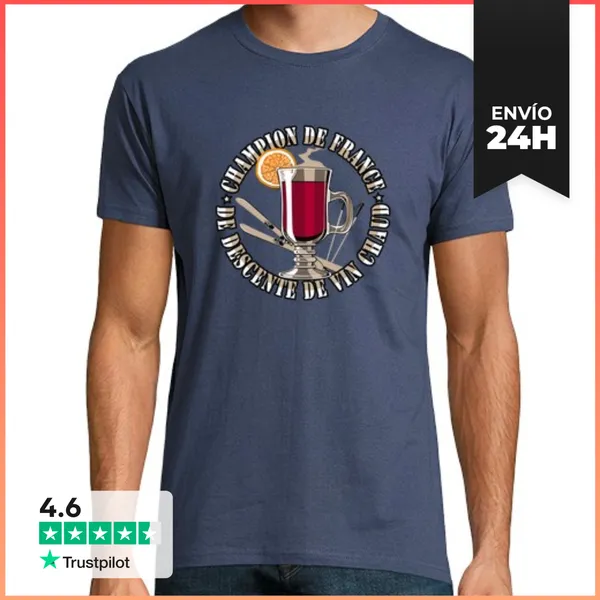 Camiseta Hombre Clásica Campeón De Descenso LaTostadora