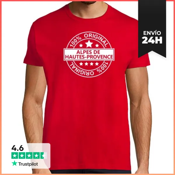 Camiseta Hombre Clásica 04 Alpes De Alta Provenza LaTostadora