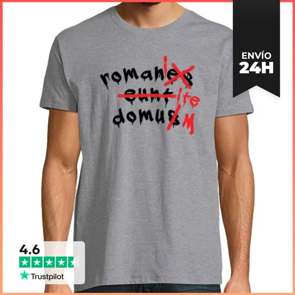 Camiseta Hombre Clásica Romani Ite Domum LaTostadora