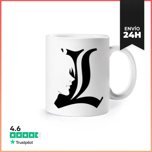 Taza L (Death Note) LaTostadora
