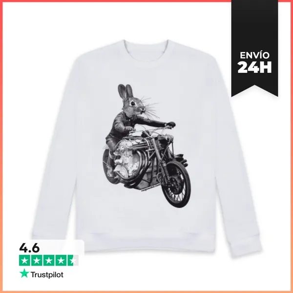 Sudadera Unisex Fast Rabbit LaTostadora