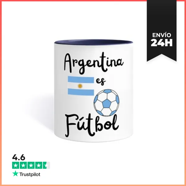 Taza De Colores Argentina Es Fútbol LaTostadora