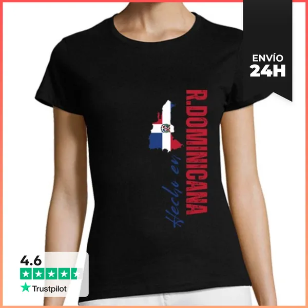 Camiseta Mujer Clásica Hecho En Republica Dominicana LaTostadora
