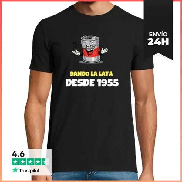 Camiseta Hombre Clásica Dando La Lata Desde 1955 LaTostadora