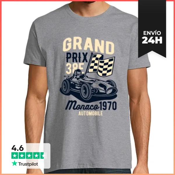 Camiseta Hombre Clásica Grand Prix LaTostadora