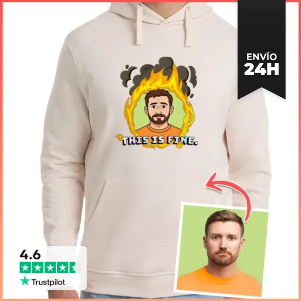 Sudadera Unisex Con Capucha Efecto Ilustración Sudadera This Is