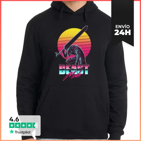 Sudadera Unisex Con Capucha Beast Mode LaTostadora