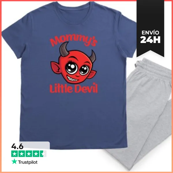 Pijama Lindo Diablillo De Mamá Caricatura LaTostadora