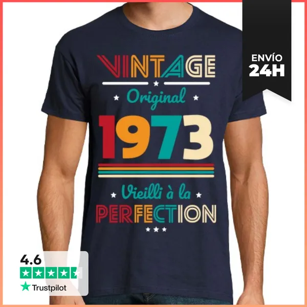 Camiseta Hombre Clásica Aniversario 50 Años - Cosecha 1973