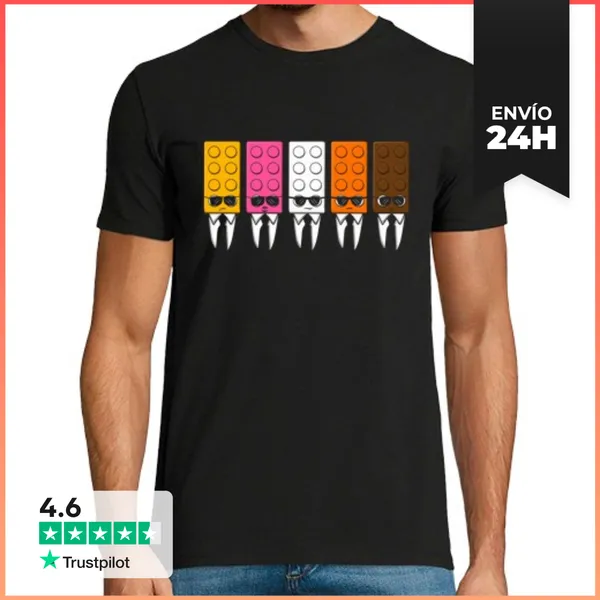 Camiseta Hombre Clásica Reservoir Bricks LaTostadora