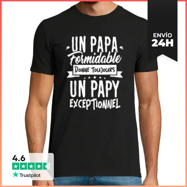 Camiseta Hombre Clásica El Abuelo Regala A Un Gran Papá