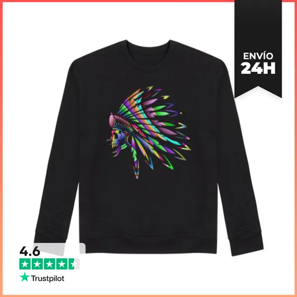 Sudadera Unisex Indio Colors LaTostadora