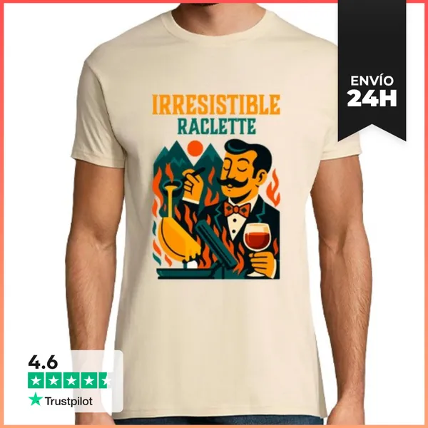 Camiseta Hombre Clásica Camiseta De Raclette LaTostadora