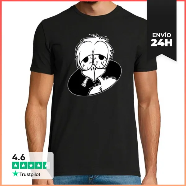 Camiseta Hombre Clásica El Pollo Fumao (Chico) LaTostadora