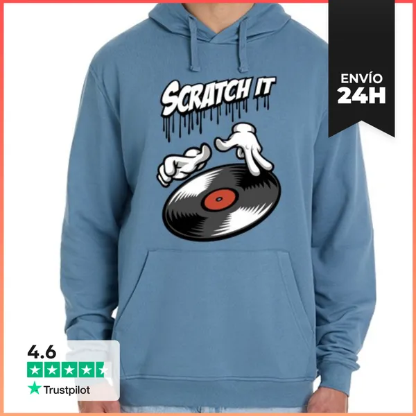 Sudadera Unisex Con Capucha Rascarlo LaTostadora