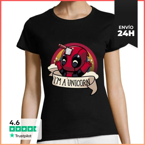 Camiseta Mujer Clásica Soy Un Unicornio! LaTostadora