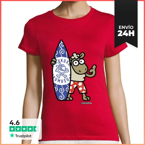 Camiseta Mujer Clásica BEELORZIASURF LaTostadora