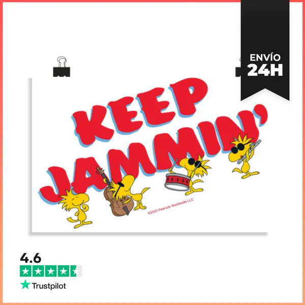 Póster Horizontal Keep Jammin LaTostadora