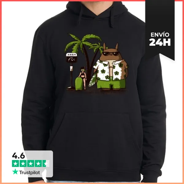 Sudadera Unisex Con Capucha Toto Beach LaTostadora
