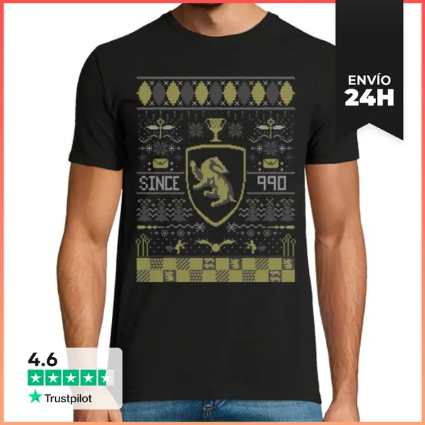 Camiseta Hombre Clásica Ugly Badger Sweater LaTostadora