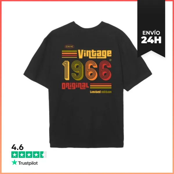 Camiseta Oversize Vintage 1966 LaTostadora