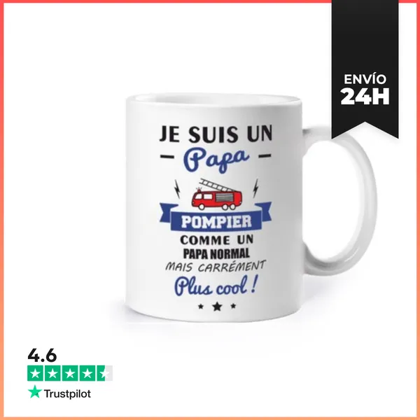 Taza Padre Bombero Regalo Dia Del Padre LaTostadora