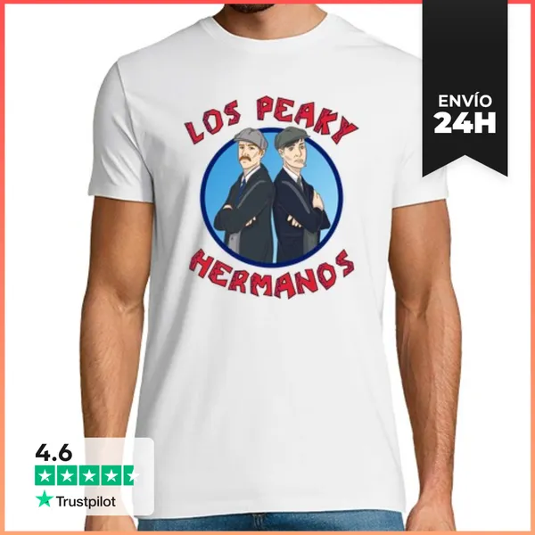 Camiseta Hombre Clásica Los Peaky Hermanos LaTostadora