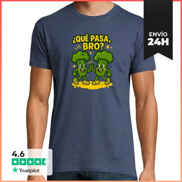 Camiseta Hombre Clásica QUE PASA BRO LaTostadora