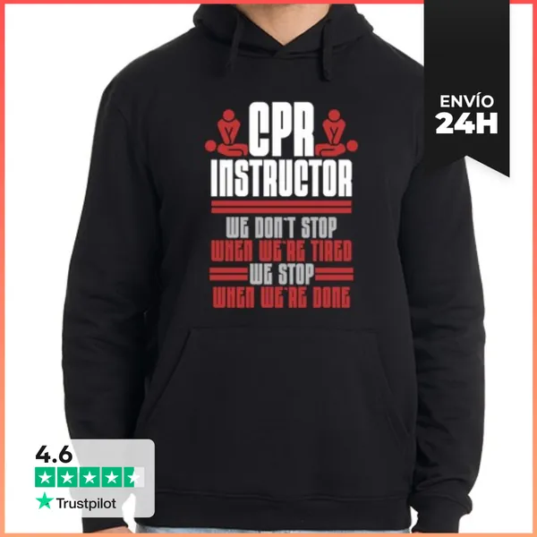 Sudadera Unisex Con Capucha Instructor De RCP Paramédico