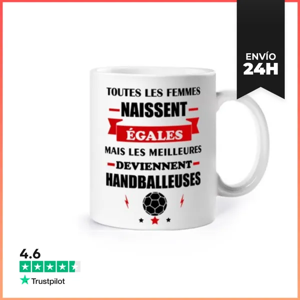 Taza Todas Las Mujeres Balonmano Deporte LaTostadora