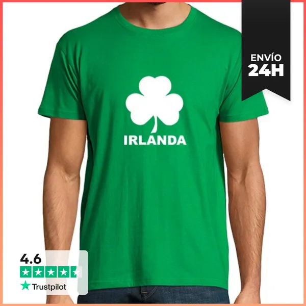 Camiseta Hombre Clásica Irlanda LaTostadora
