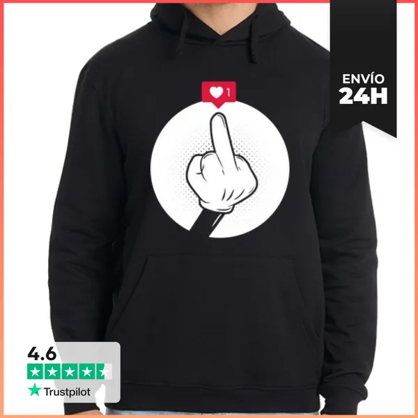 Sudadera Unisex Con Capucha Digital Love LaTostadora