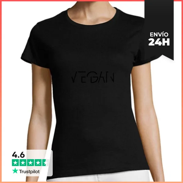 Camiseta Mujer Clásica Amigable Para Los Vegetarianos LaTostadora