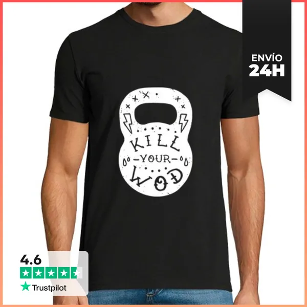 Camiseta Hombre Clásica Kill Your WOD LaTostadora