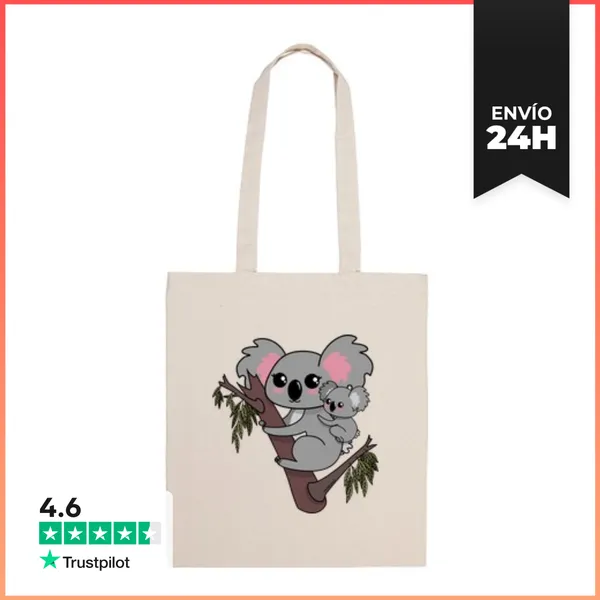 Bolsa De Tela Koalas Kawaii LaTostadora